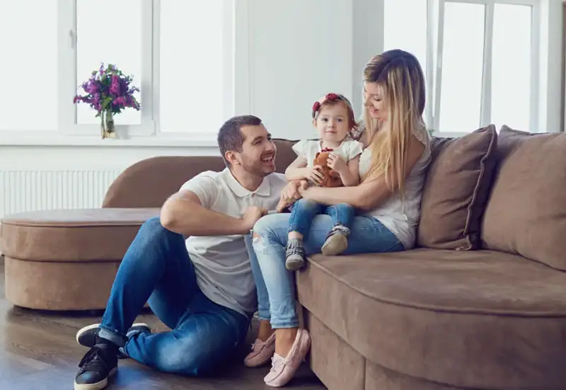 Family reconnecting after a loved one completes dual-diagnosis treatment in LA